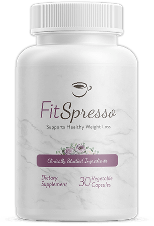 FitSpresso supplement bottle (official packaging) – product image with transparent background